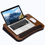 📚 lapgear smart-e pro lap desk - espresso - perfectly designed for 17.3 inch laptops and tablets - style no. 91375 logo