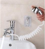 🚿 hg522 handshower for hair washing: faucet rinser set with adapter, stand, and hose - ideal for utility room, bathroom, laundry tub logo