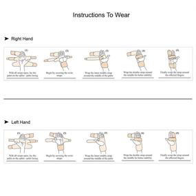 img 3 attached to 🤕 Boxer Finger Splint: Padded Brace for Boxer's Fracture with Removable Splint - Little & Ring Finger Protection - Size: Medium