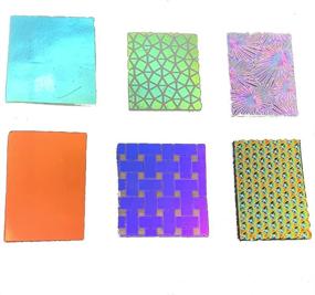 img 2 attached to 🌈 Dazzling iDichroic Deluxe: A Vibrant Assortment of 1oz Fusible Glass in 90 COE Varieties!