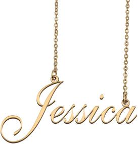 img 4 attached to 💎 Personalized Women's Name Necklace - GR35Z9 Customizable and Unique Design