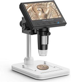 img 4 attached to 🔍 High-Resolution Coin Microscope: Elikliv 4.3" LCD Digital Microscope 1000x, USB Coin Microscope for Error Coins with Illumination, Ideal for Kids and Adults, PC Viewing, Compatible with Windows