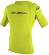 o'neill youth basic skins short sleeve rash guard with upf 50+ - ultimate sun protection for kids logo