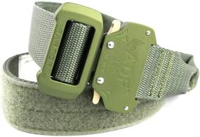 img 4 attached to 🎖️ Fusion Tactical Military Police Riggers Belt: Foliage Green, Large (38-43") - Strong and Wide RB-A-1331-21