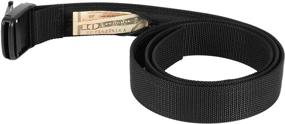 img 1 attached to 💼 Travelon Security-Friendly Money Belt: Black, One Size (38-40 Inch Waist) - Ultimate Travel Companion for Secure Cash Storage