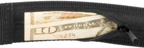 img 2 attached to 💼 Travelon Security-Friendly Money Belt: Black, One Size (38-40 Inch Waist) - Ultimate Travel Companion for Secure Cash Storage