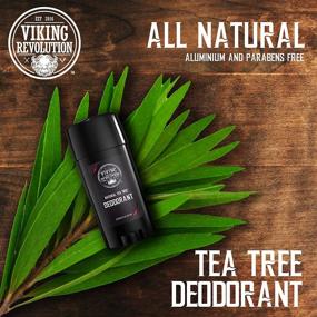 img 2 attached to Aluminum Free Natural Deodorant for Men - 2-Pack Tea Tree Deodorant for Odor Protection and Freshness