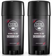 aluminum free natural deodorant for men - 2-pack tea tree deodorant for odor protection and freshness logo