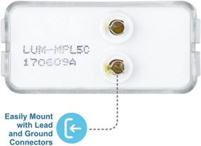 img 1 attached to Lumitronics RV Mini Thin Line 37 Series Sealed LED Marker/Clearance Light (Clear)