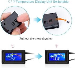 img 1 attached to KEYNICE USB Powered Digital Thermometer with Color LCD 🌡️ Display - Highly Accurate Readings in Fahrenheit and Celsius - Black