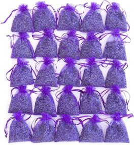 img 4 attached to 🌸 Premium Bag of 25 Lavender Sachets - Perfect for Drawers and Closets, LV-S-C-10