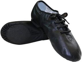 img 4 attached to 👠 Danzcue Women's Leather Black Shoes for Women | Stylish Footwear