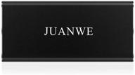 💽 juanwe 1tb portable ssd usb 3.0 type-c external hard drive, high-speed read & write up to 550mb/s & 510mb/s, for pc/laptop/mac, black logo