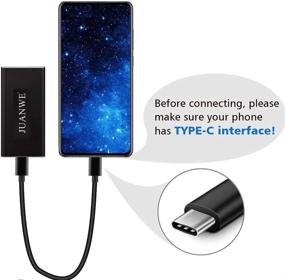 img 1 attached to 💽 JUANWE 1TB Portable SSD USB 3.0 Type-C External Hard Drive, High-Speed Read & Write Up to 550MB/s & 510MB/s, for PC/Laptop/Mac, Black