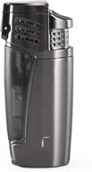 refillable triple jet flame torch lighter with punch - citree lighter logo