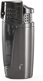 img 4 attached to Refillable Triple Jet Flame Torch Lighter with Punch - CiTree Lighter