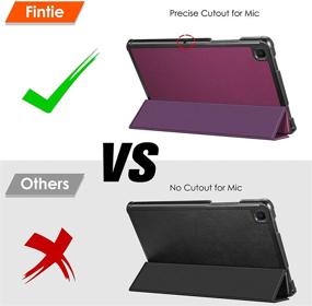 img 2 attached to 📱 Fintie Slim Case for Samsung Galaxy Tab A7 10.4 inch 2020 Model (SM-T500/T505/T507) - Ultra Lightweight Tri-Fold Stand Protective Cover with Auto Wake/Sleep - Purple