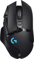 enhanced gaming experience with logitech g502 lightspeed wireless optical gaming mouse-black (renewed) logo