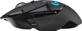 img 1 attached to Enhanced Gaming Experience with Logitech G502 Lightspeed Wireless Optical Gaming Mouse-Black (Renewed)