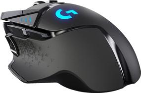 img 2 attached to Enhanced Gaming Experience with Logitech G502 Lightspeed Wireless Optical Gaming Mouse-Black (Renewed)