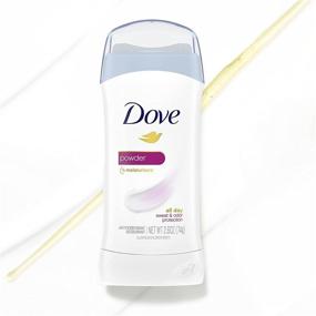 img 2 attached to Dove Women's Powder Scented Antiperspirant Deodorant Stick - 6 Pack, 2.6 oz Each - Long-lasting Protection Against Underarm Sweat and Odor