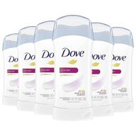 dove women's powder scented antiperspirant deodorant stick - 6 pack, 2.6 oz each - long-lasting protection against underarm sweat and odor logo