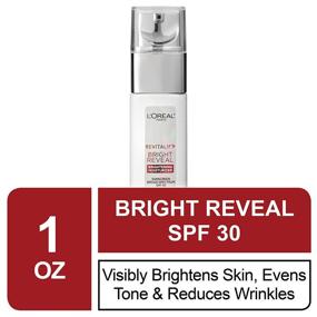 img 3 attached to 💫 L'Oreal Paris Skincare Revitalift Bright Reveal Anti-Aging Day Cream SPF 30 Sunscreen - Glycolic Acid, Vitamin C & Pro-Retinol, Wrinkle Reduction & Skin Brightening, 1 fl. oz.