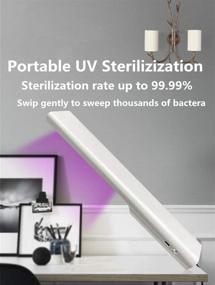 img 2 attached to New 2020 Ultraviolet Germicidal Sanitizer Light Wand - Handheld Portable Wireless 4W 🦠 UV Germicidal Lamp with 8 LED, Highly Efficient for Home and Office Germicidal Purposes