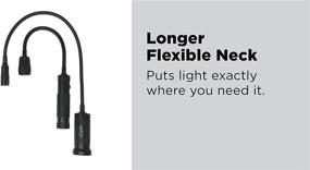 img 2 attached to 💡 Cree LED Work Light by NextLED with 20-Inch Flexible Gooseneck, Magnetic Base, 200 Lumens, Zoomable Lens, Waterproof Rating IP54 - Ideal for Work Bench, Auto Repair, Grill Light, Inspection