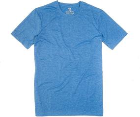 img 4 attached to Ultimate Comfort and Style: Slim Fit Sleeve Crewneck T-Shirt in Premium Cotton for Men