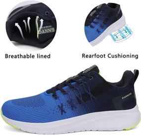 img 1 attached to 👟 Dannto Men's Breathable Athletic Running Shoes: Ultimate Comfort & Style