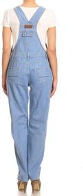 img 3 attached to Vintage Straight Overalls for Women by Anna Kaci: Timeless Women's Clothing