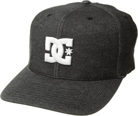 img 3 attached to 🧢 DC Men's Flexfit Curve Brim Cap Star Hat