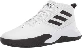 img 4 attached to 👟 Adidas Unisex OwnTheGame Basketball Little Girls' Athletic Shoes: Performance and Style Combined