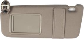 img 4 attached to 🌞 Ezzy Auto Beige Left Driver Side Sun Visor for Camry with Sunroof and Light - Fits years 2007 to 2011