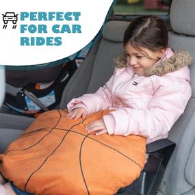img 1 attached to 🏀 FRIENDLY CUDDLE Basketball Weighted Lap Pad: Sensory Weighted Stuffed Blanket for Kids & Adults with Sensory Processing Disorder - Classroom, Travel, Home & Office Use