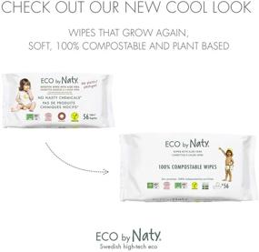 img 1 attached to 🌿 Natys Eco Aloe Vera Baby Wipes | 672 Count (12 Packs of 56) | Plant-Based Compostable Wipes | No Plastic | Chemical-Free