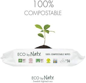 img 2 attached to 🌿 Natys Eco Aloe Vera Baby Wipes | 672 Count (12 Packs of 56) | Plant-Based Compostable Wipes | No Plastic | Chemical-Free