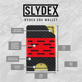 img 3 attached to Slydex Minimalist Wallet: Sleek 💼 Men's Accessory for Easy Clip Carry