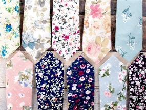 img 2 attached to 🌸 Navy Cotton Floral 21 Boys' Accessories and Neckties by Spring Notion: Premium Stylish Spring Collection