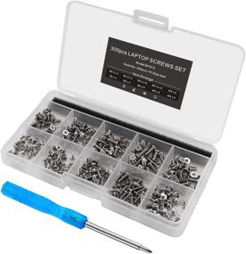 img 1 attached to 🔩 300pcs Silver Laptop Notebook Screws Kit Set for HP Dell Lenovo Samsung Sony Toshiba Gateway - Mcsher