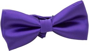 img 2 attached to Kids Boys Silk Bow Ties Boys' Accessories