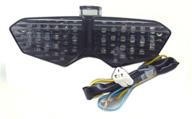 🏍️ taswk мотоциклетные led-интегрированные задние фонари с дымчатыми линзами - указатели поворота для yamaha yzf r6 2003-2005 и yzf r6s 2006-2008 логотип