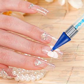 img 1 attached to 💎 Набор карандашей для подбора страз Eyxformula Rhinestone Picker Dotting - двусторонний восковой карандаш для подбора камней для DIY нейл-арт и бриллиантовой живописи