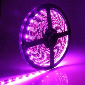 img 3 attached to 💧 Waterproof Pink LED Strip Lights, EverBright Flexible Light Strip, 16.4Ft 5050 300Leds, Ideal for Home Kitchen Neon Undercar Lighting Kits, Party Stage Decoration Tape Light