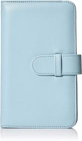 img 4 attached to 📷 SEO-Optimized Amazon Basics Wallet Album - Ice Blue (Holds 108 Instax Mini Photos)