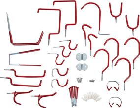 img 3 attached to 🔴 Stalwart 75-8030R Hang it Yourself Home Organization Set, 30-Piece, Red, Assorted