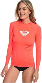 img 4 attached to Roxy Womens Whole Hearted Sleeve Women's Clothing for Swimsuits & Cover Ups