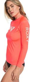 img 3 attached to Roxy Womens Whole Hearted Sleeve Women's Clothing for Swimsuits & Cover Ups