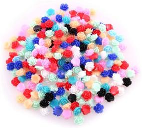 img 4 attached to Tegg 100PCS Cabochons Flatbacks Jewelry